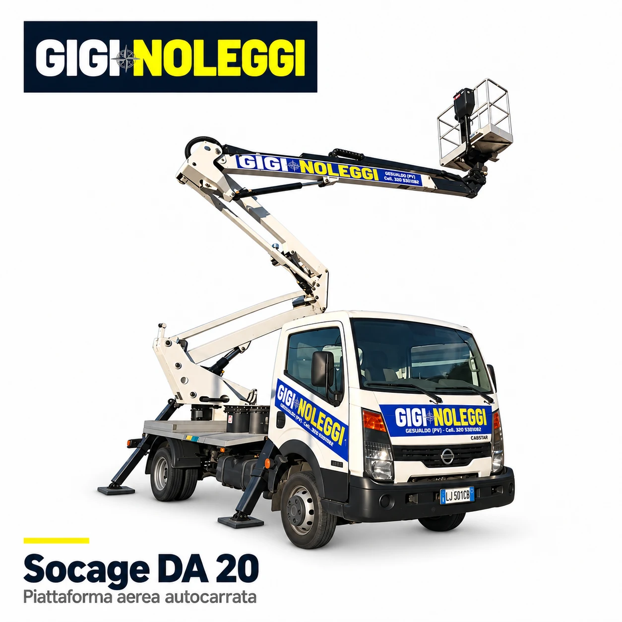 Socage DA 20 a noleggio