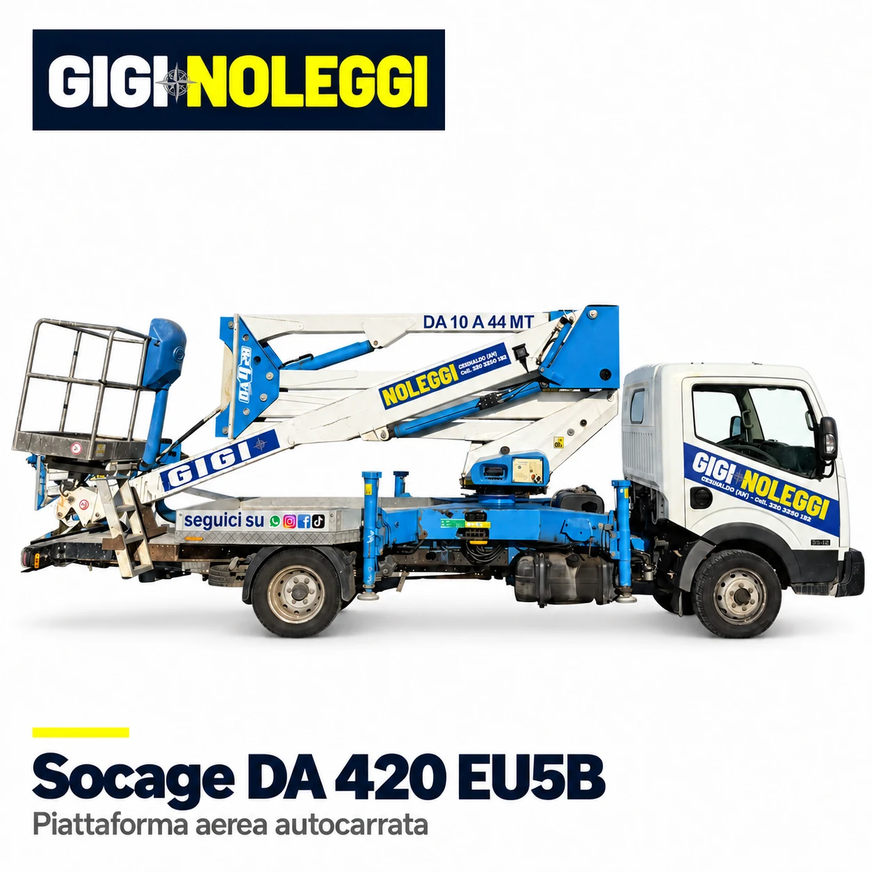 Socage DA 420 EU5B a noleggio