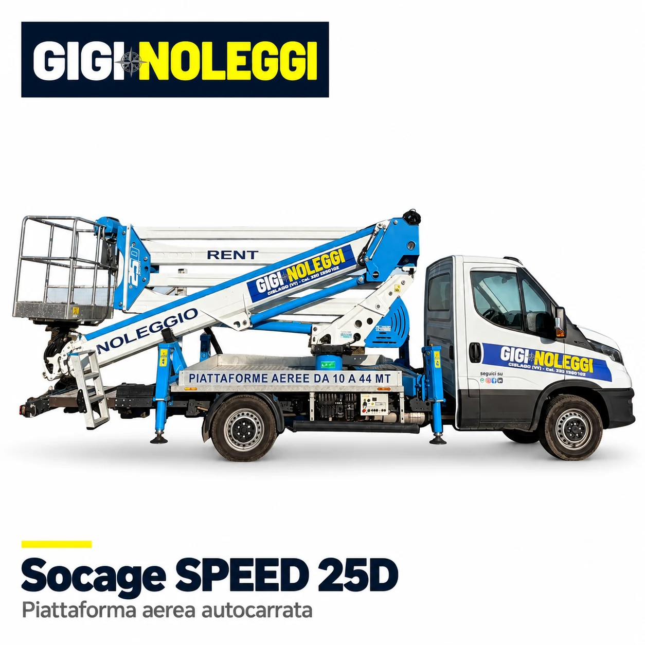 Socage SPEED 25D a noleggio
